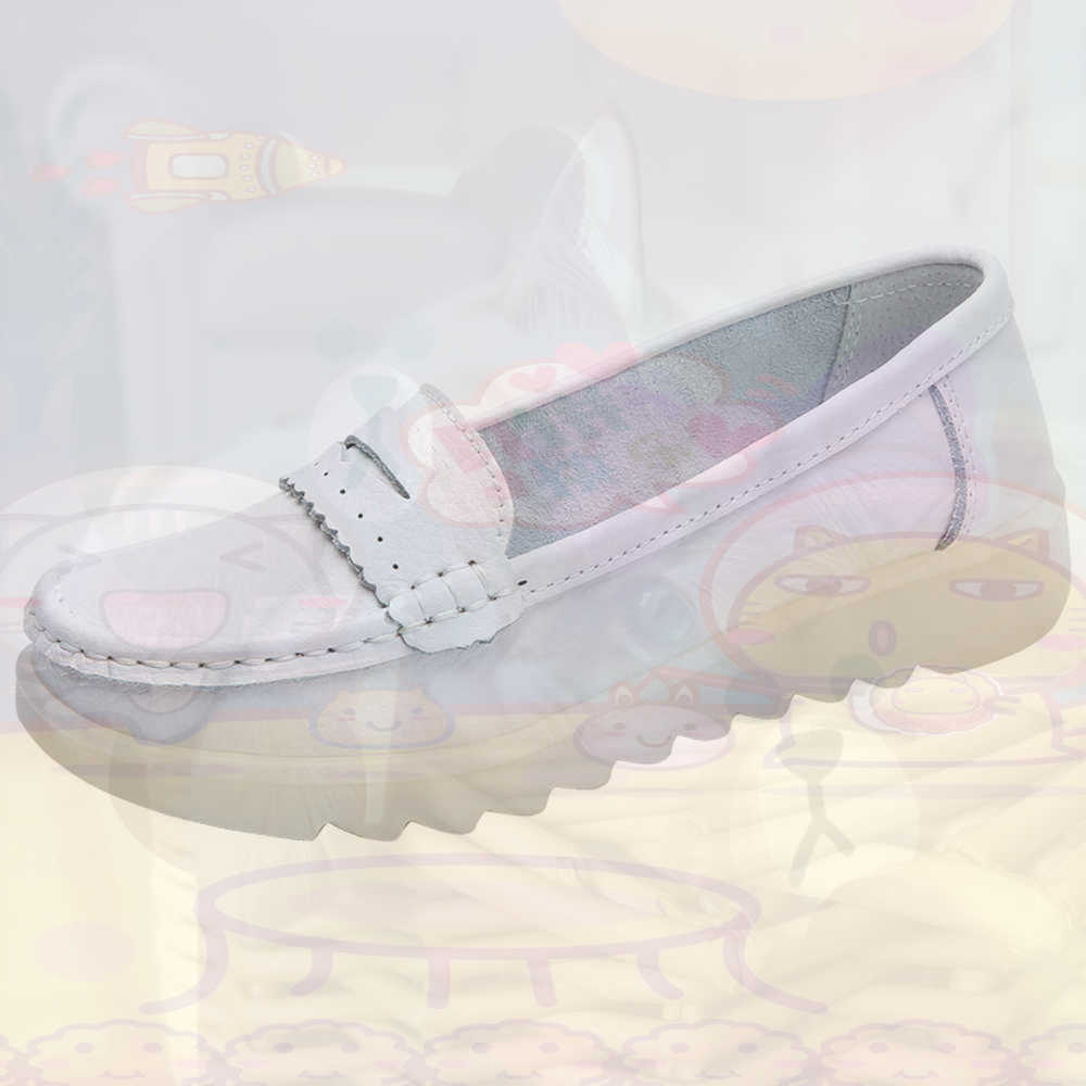 Formal Women Daily Wear Shoes - Mokasyny do jazdy Nastoletnie trampki Deskorolka