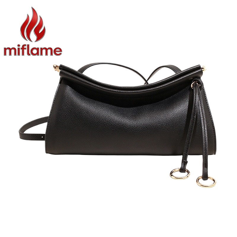 Shoulder Bag Structured - Skórzana torba na ramię w stylu