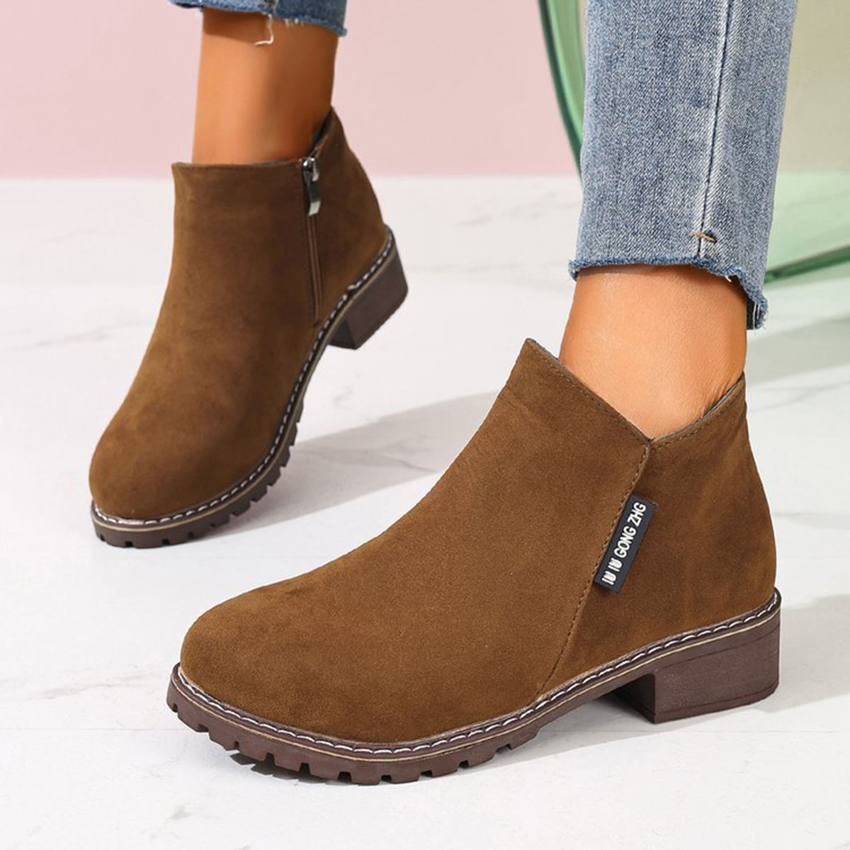 Women Formal Wear With Shoes - Damskie botki na jesień i zimę,