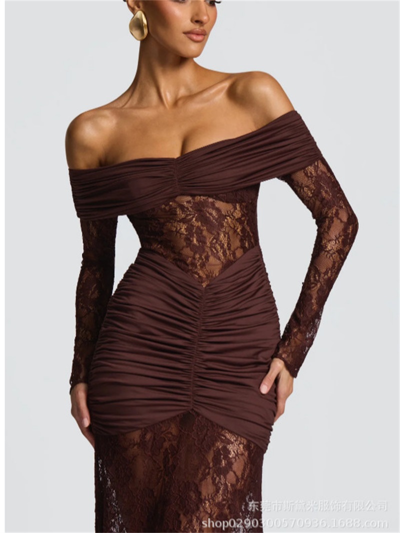 Formal Wear Gowns For Women - Seksowna Koronkowa Sukienka na Bal Maturalny