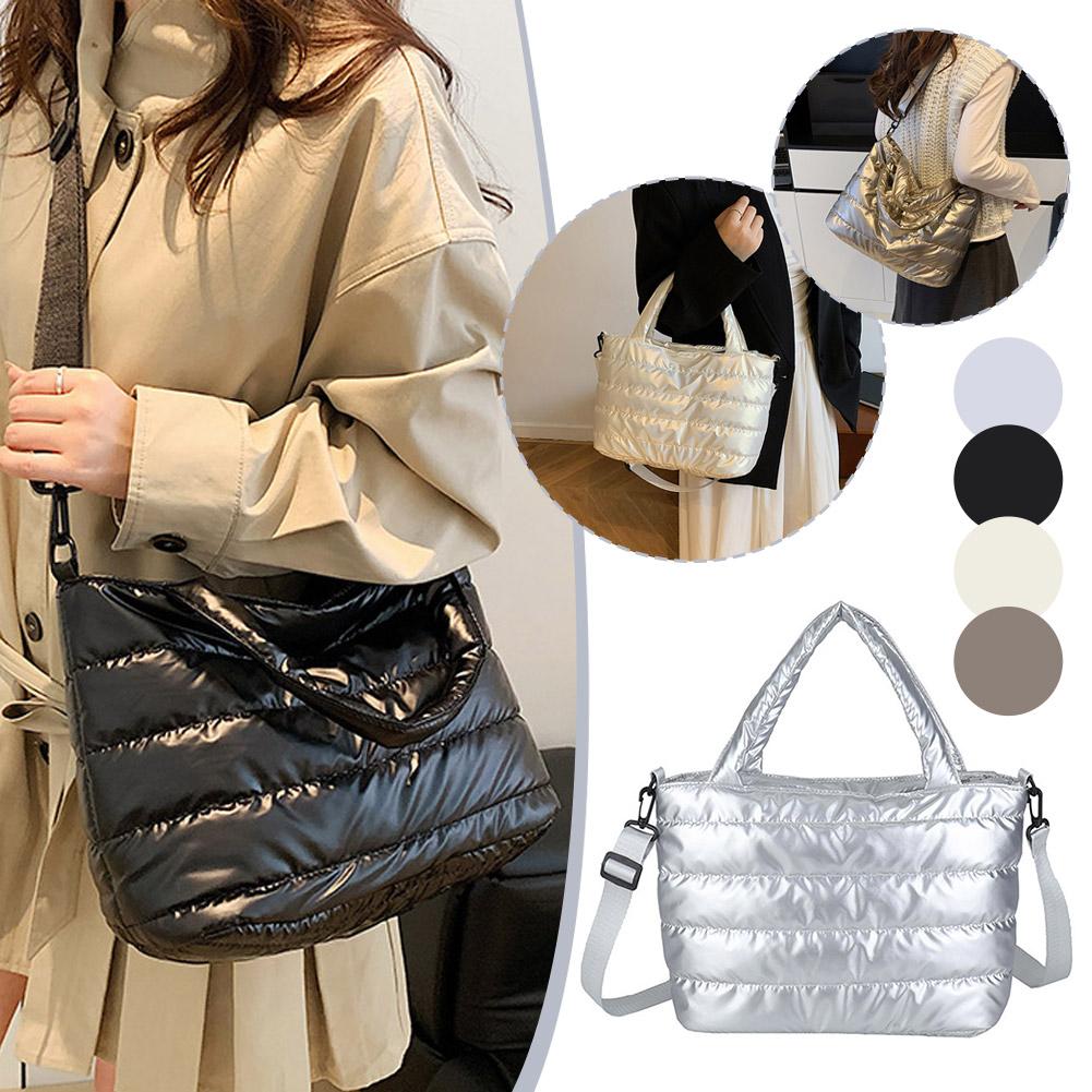 Shoulder Bag Structured - Modne jednokolorowe torby na ramię o