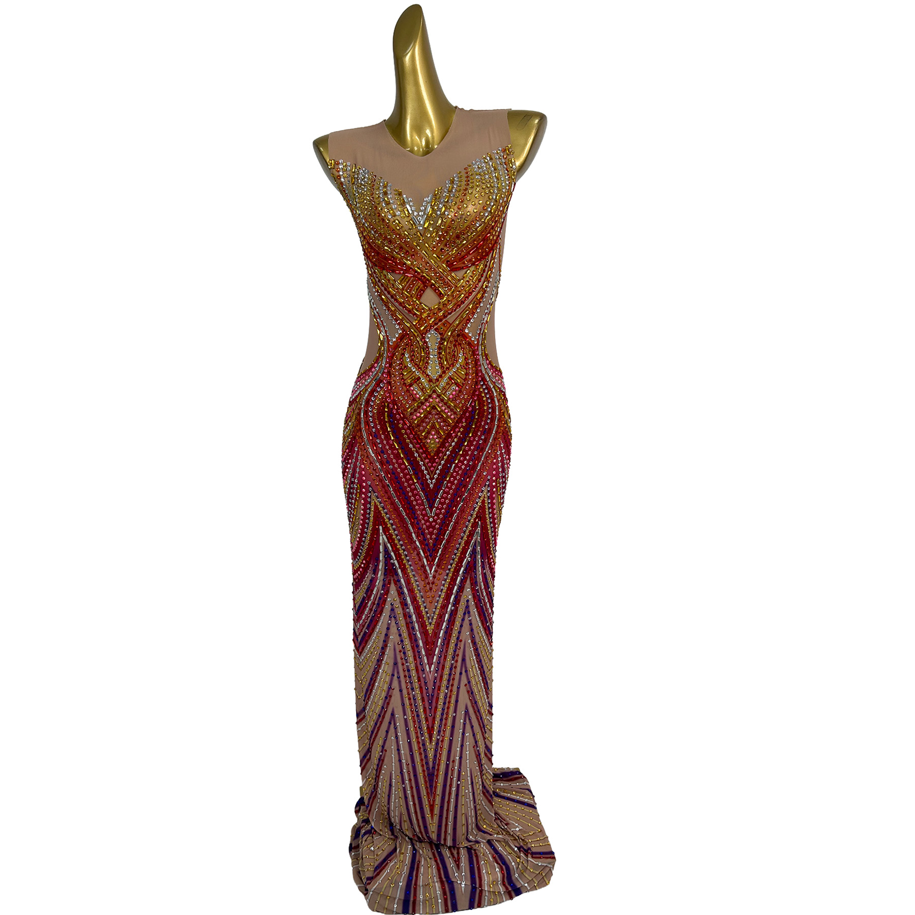 Formal Wear Gowns For Women - Seksowna Kryształowa Sukienka Wieczorowa na Urodziny,