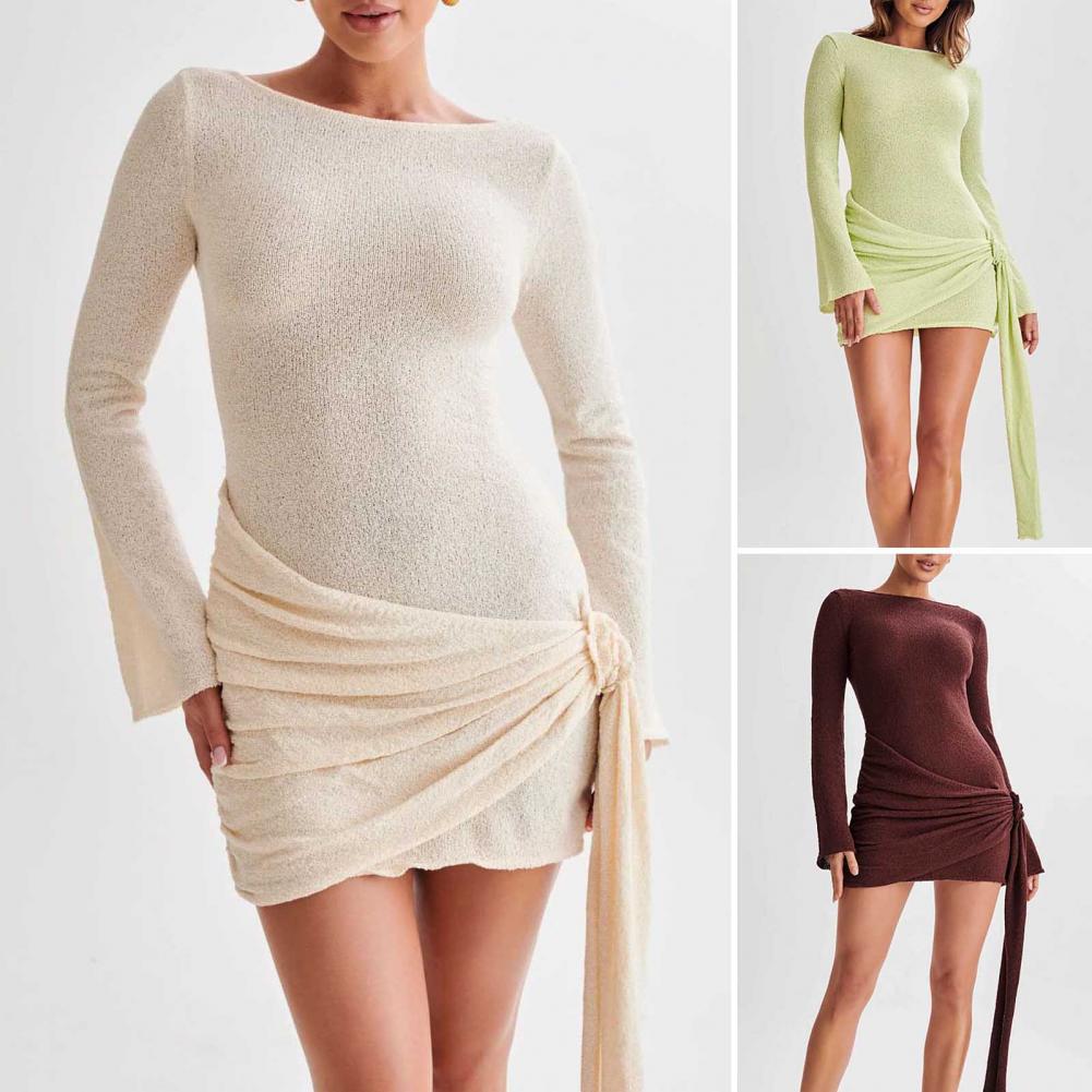 Formal Wear Gowns For Women - Seksowna obcisła mini sukienka damska z