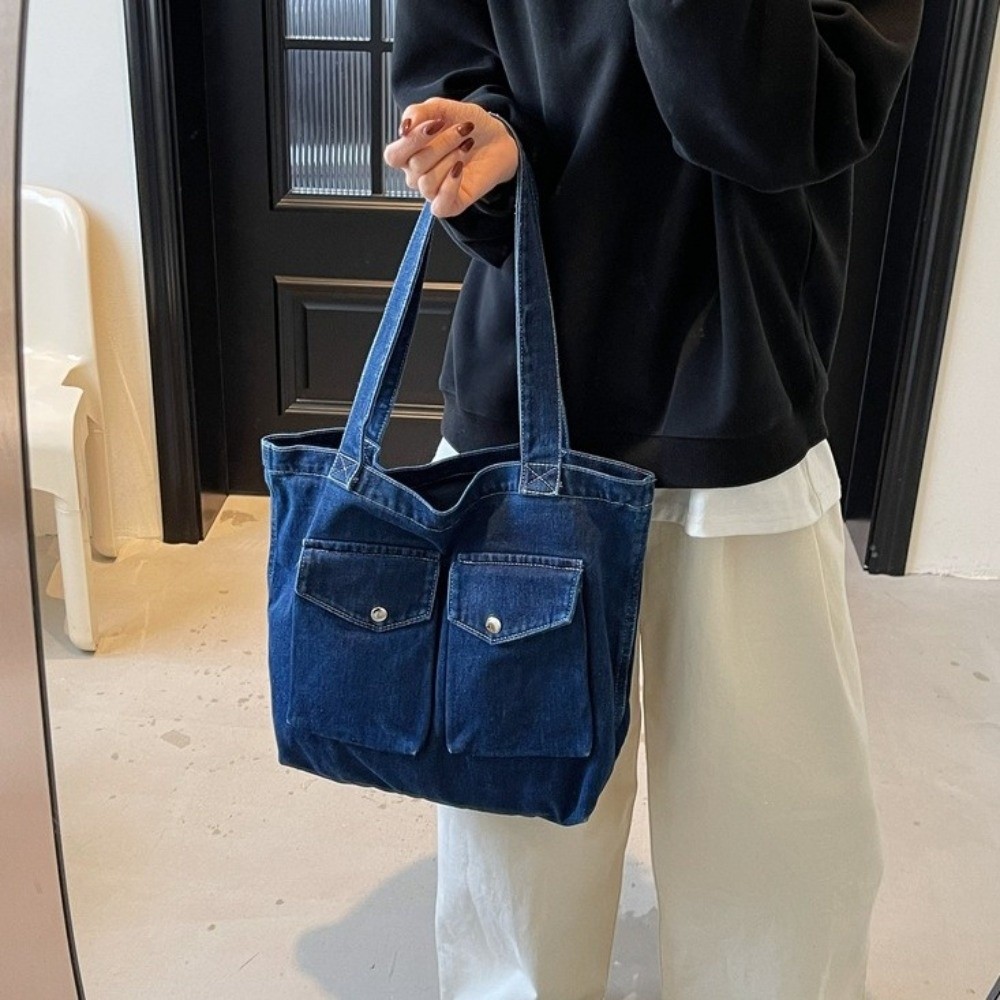 Torby na ramię z denimu o duże – Shoulder Bag Structured recenzja i cena