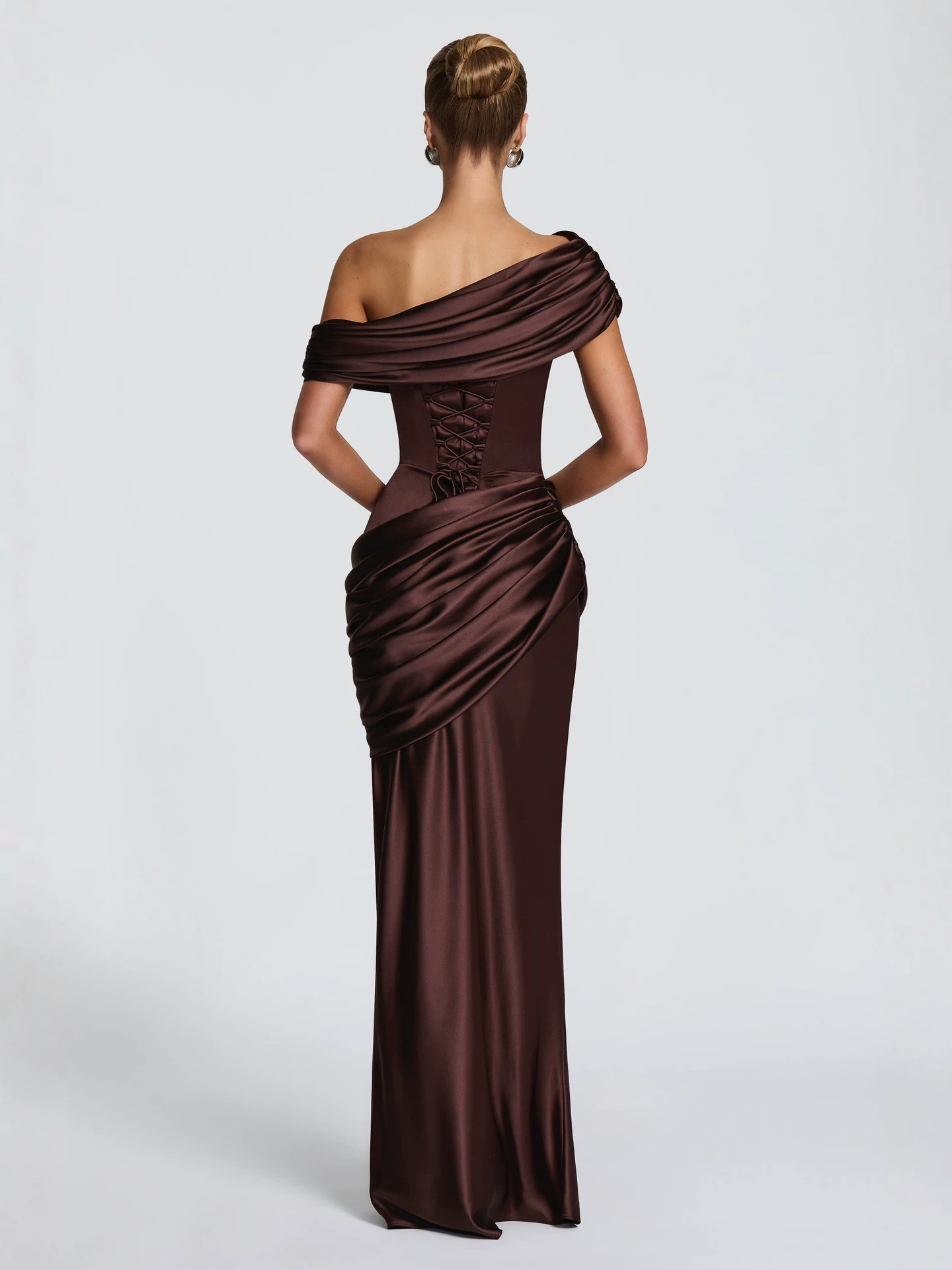 Elegancka, gładka, satynowa su – Formal Wear Gowns For Women recenzja i cena