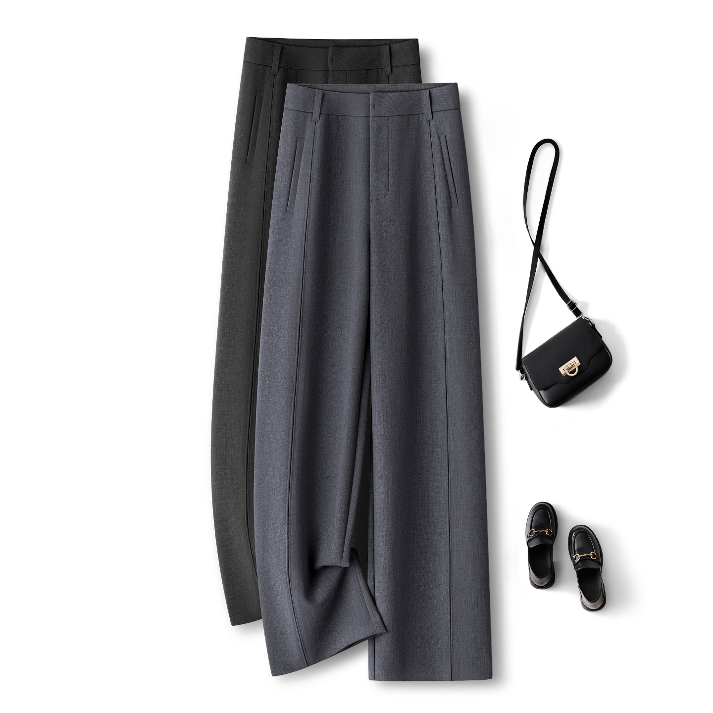 Damskie spodnie z szerokimi no – Tailored Trouser Wide recenzja i cena