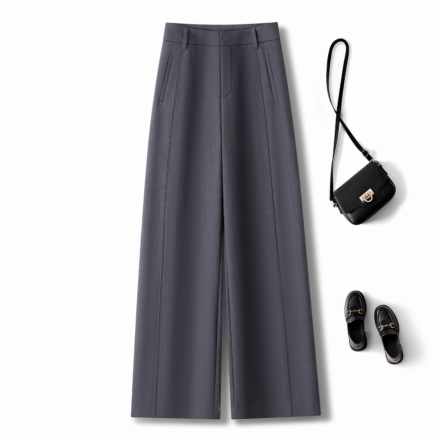Damskie spodnie z szerokimi no – Tailored Trouser Wide recenzja i cena