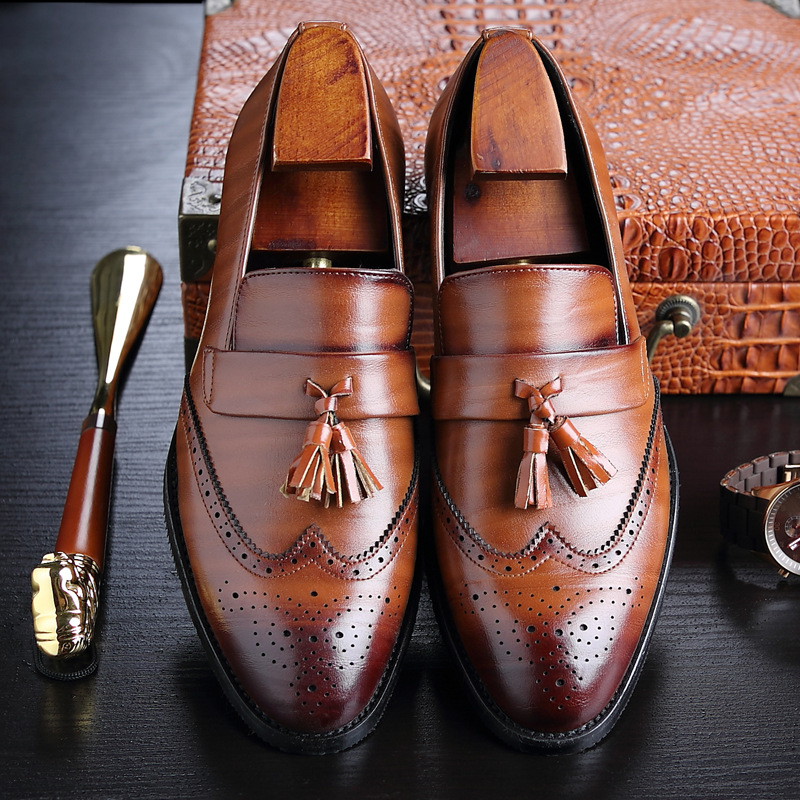 Klasyczne męskie skórzane moka – Formal Women Daily Wear Shoes recenzja i cena