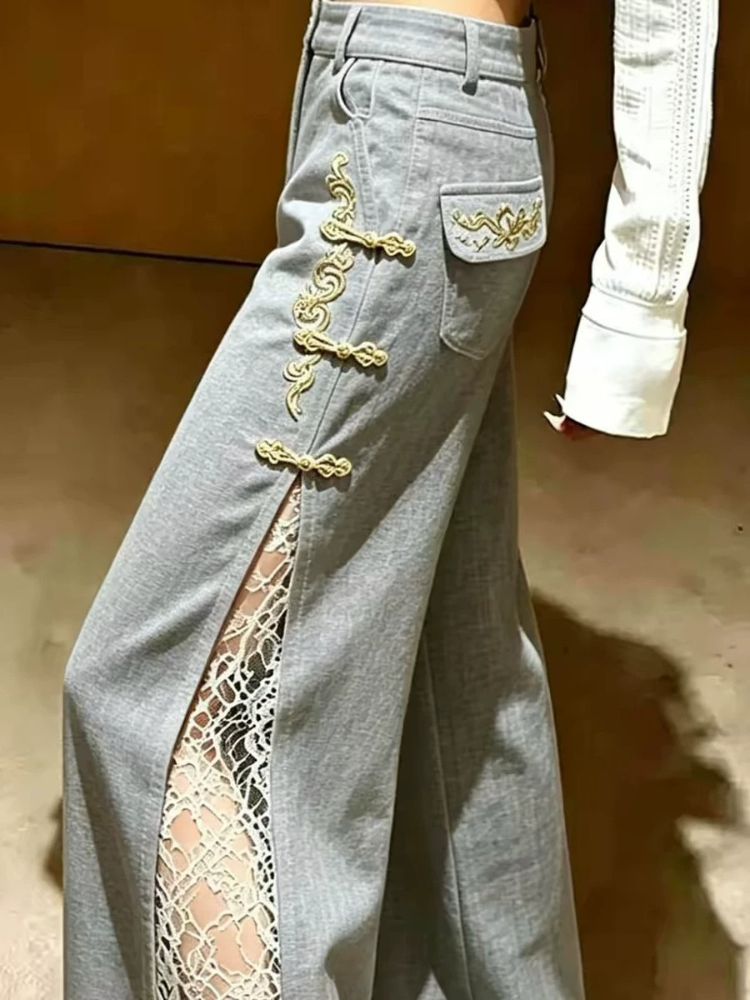 Eleganckie szare spodnie szyte – Tailored Trouser Wide recenzja i cena