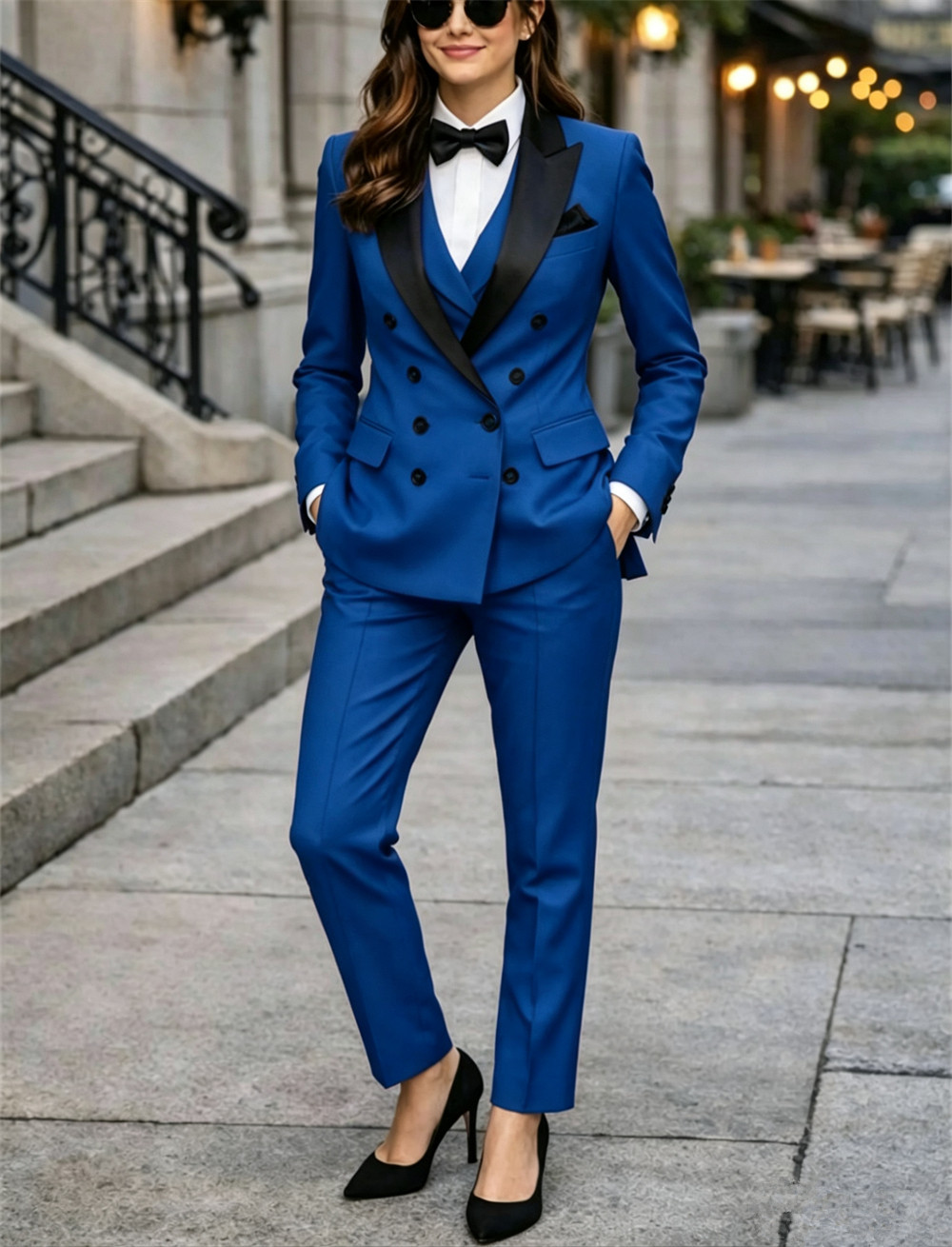 Damskie garnitury dwurzędowe 3 – Women Formal Wear Vest recenzja i cena