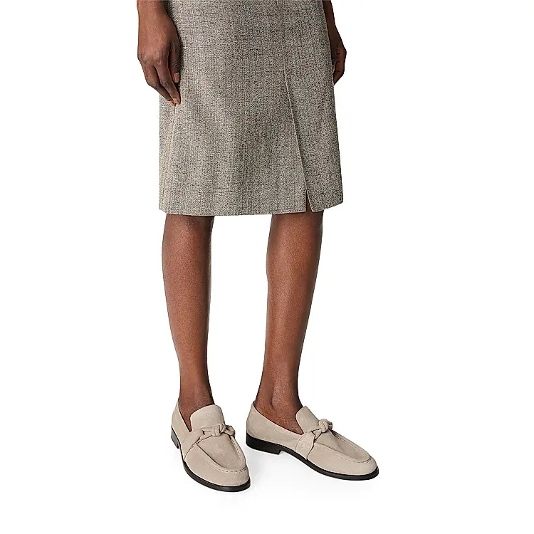 Damskie skórzane mokasyny z wę – Women Formal Wear With Shoes recenzja i cena