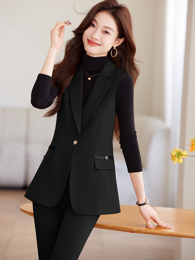 Biały Khaki Różowy Czarny Dams – Women Formal Wear Vest recenzja i cena