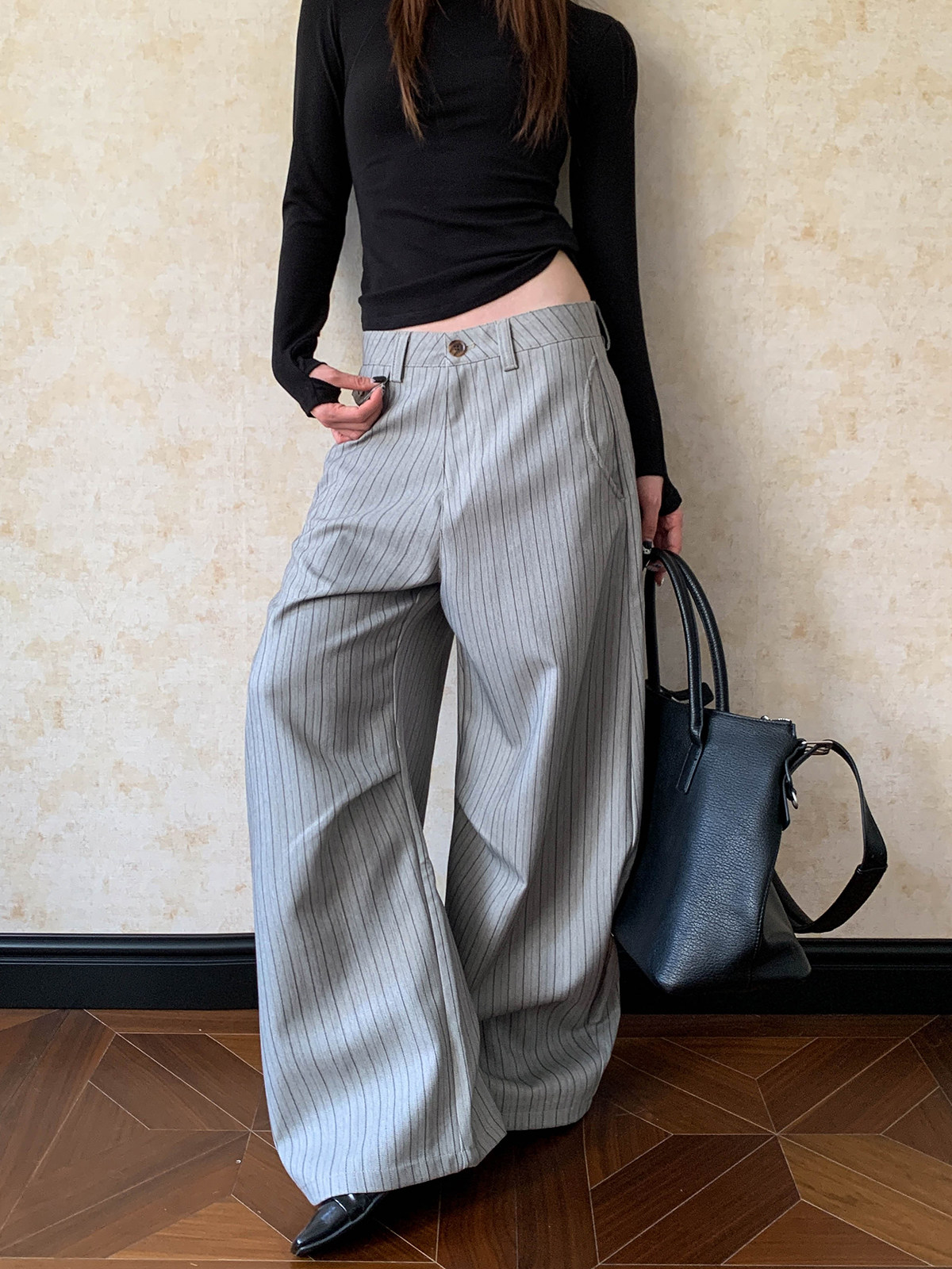 Amerykańskie spodnie w stylu s – Tailored Trouser Wide recenzja i cena