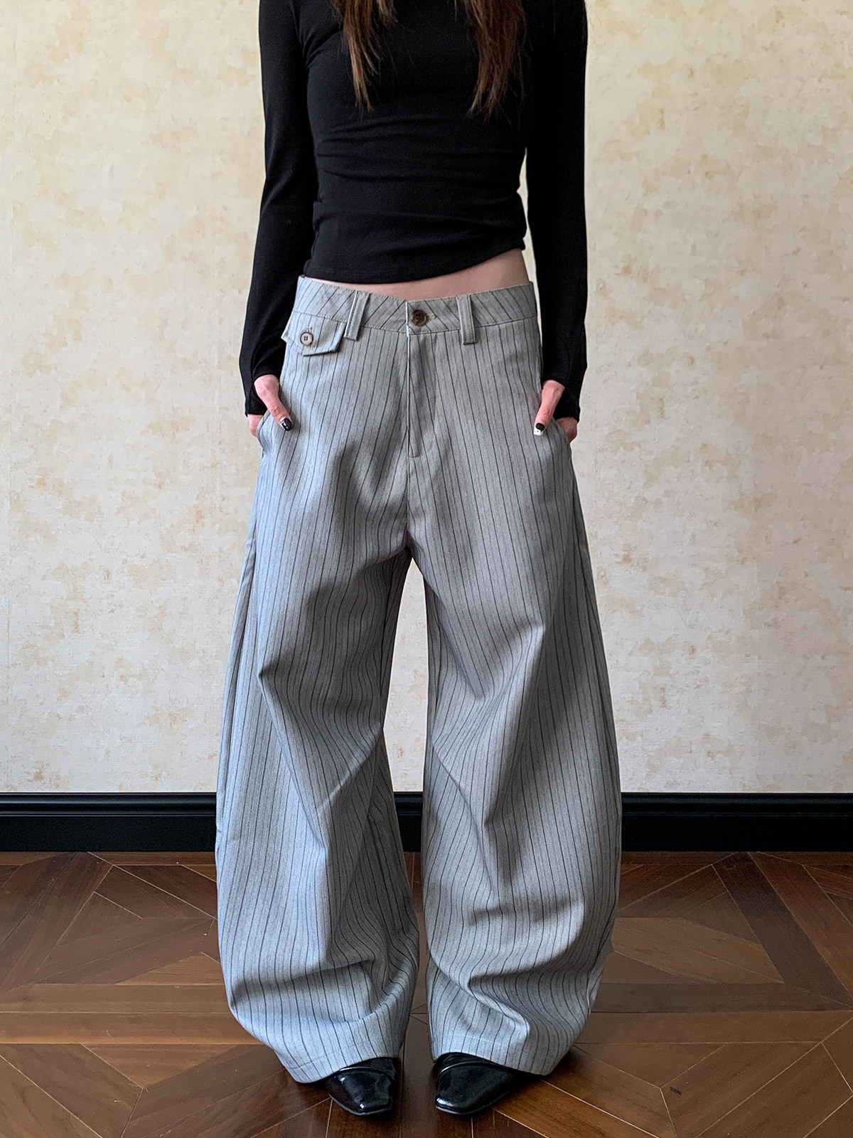 Amerykańskie spodnie w stylu s – Tailored Trouser Wide recenzja i cena