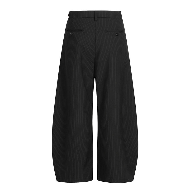 Męskie spodnie w prążki z szer – Tailored Trouser Wide recenzja i cena