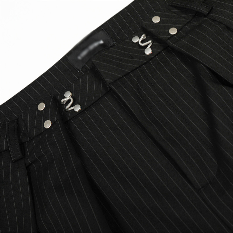 Męskie spodnie w prążki z szer – Tailored Trouser Wide recenzja i cena