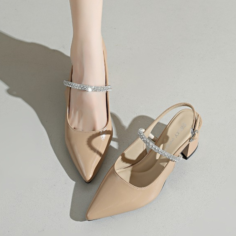Damskie czółenka z kwadratowym – Formal Women Daily Wear Shoes recenzja i cena