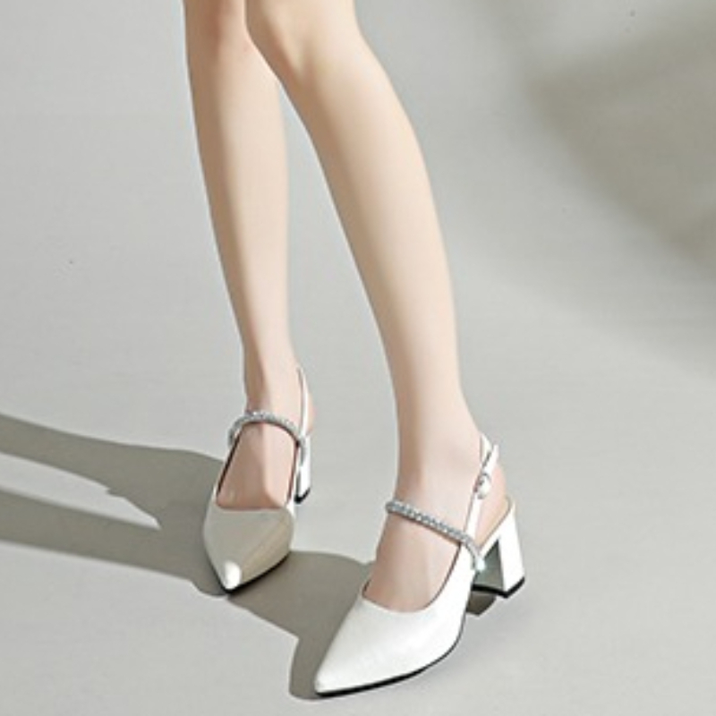 Damskie czółenka z kwadratowym – Formal Women Daily Wear Shoes recenzja i cena