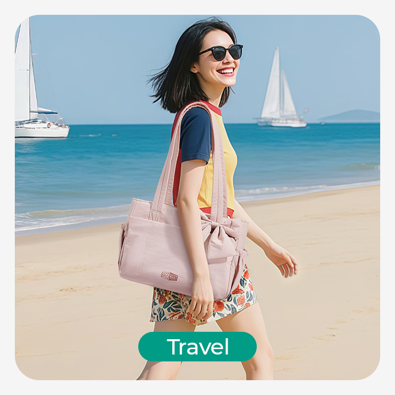 Torba Tote BAGSMART, uniwersyt – Shoulder Bag Structured recenzja i cena
