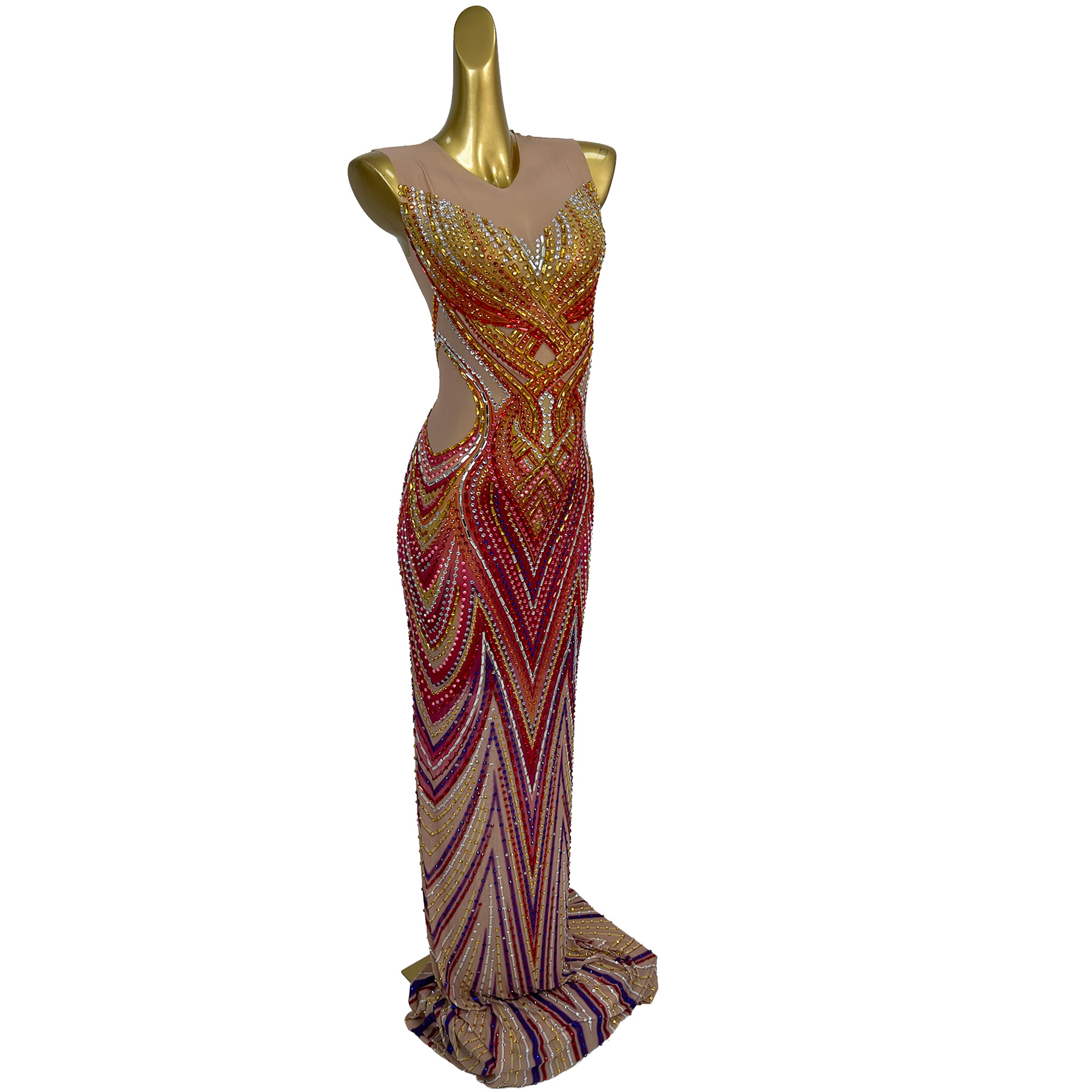 Seksowna Kryształowa Sukienka  – Formal Wear Gowns For Women recenzja i cena